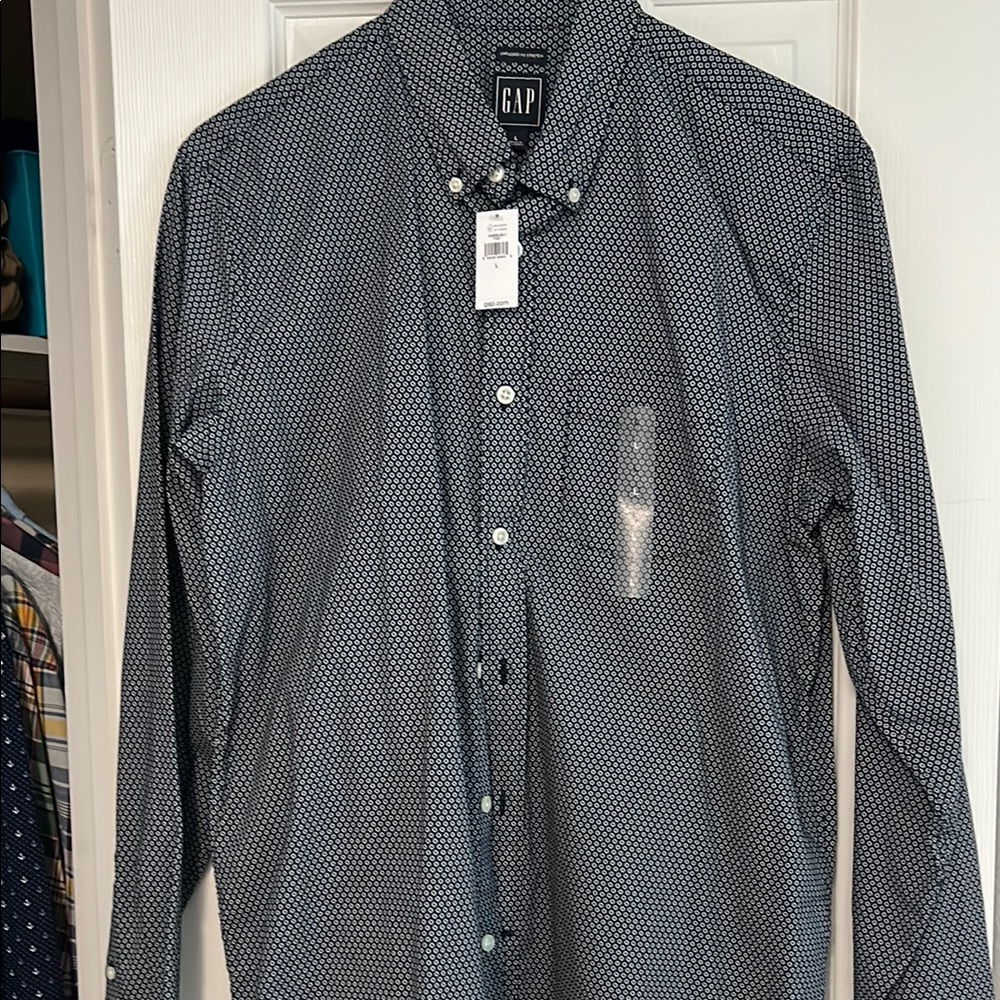GAP Blue Casual Button Down Shirt